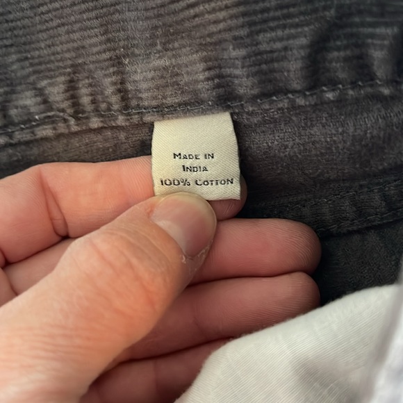 J.Crew Men’s Vintage Slim Cords 32x30 dark gray - Picture 9 of 10